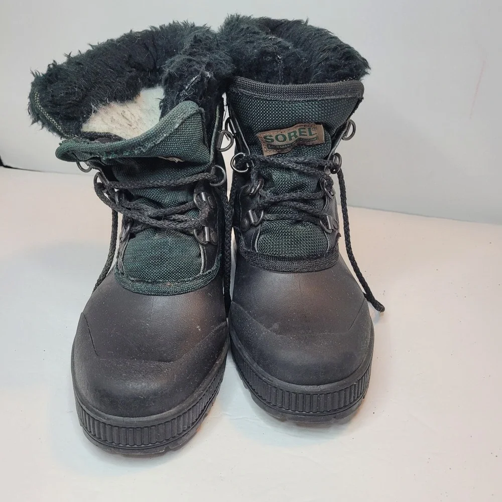 Vintage Sorel Kaufman Caribou Snow Boots Made in Canada Women's 6 Thick‎ Liner